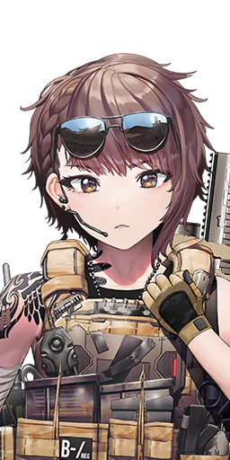 Delta an SR Defender Nikke from Elysion