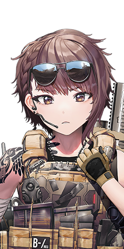 Delta an SR Defender Nikke from Elysion