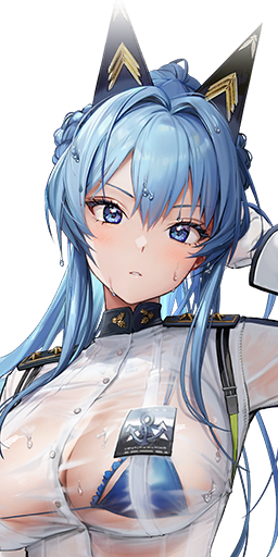 Helm: Aquamarine an SSR Attacker Nikke from Elysion